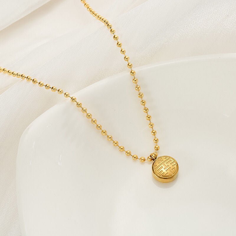 Luxury Bee Simple Xiao Fu Br Necklace Luxury Clavicle Chain Necklace - Luxury Bee