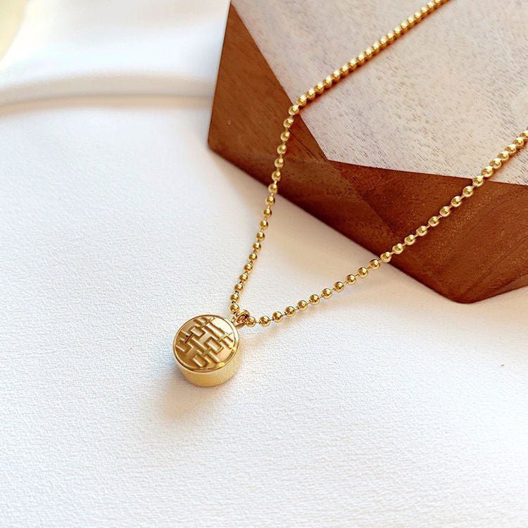 Luxury Bee Simple Xiao Fu Br Necklace Luxury Clavicle Chain Necklace - Luxury Bee